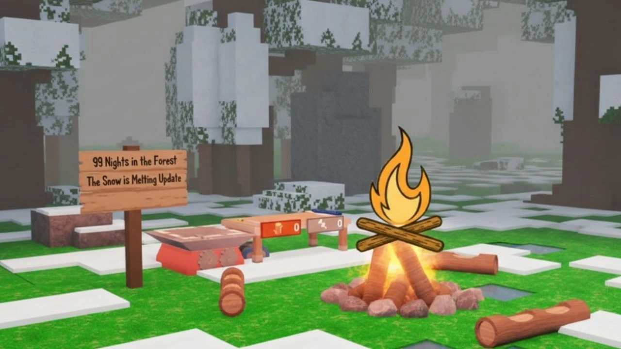 99 Nights in the Forest The Snow is Melting Update