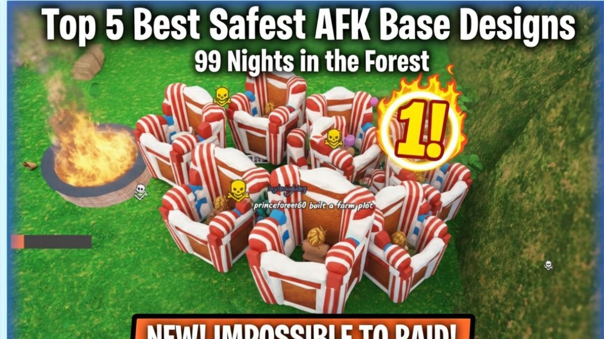 Top 5 Best Safest AFK Base Designs 99 Nights in the Forest