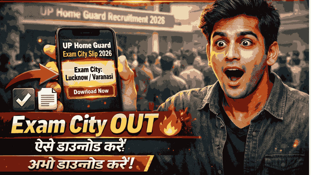 UP Home Guard Exam City Slip 2026 Download_11zon