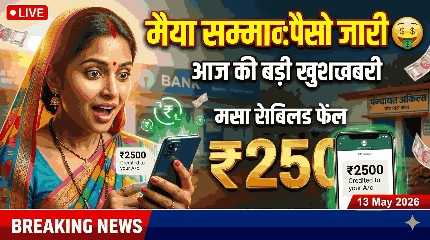 Maiya Samman Yojana Update 2026 🔥 ₹2500 Payment Released Today | New Installment News