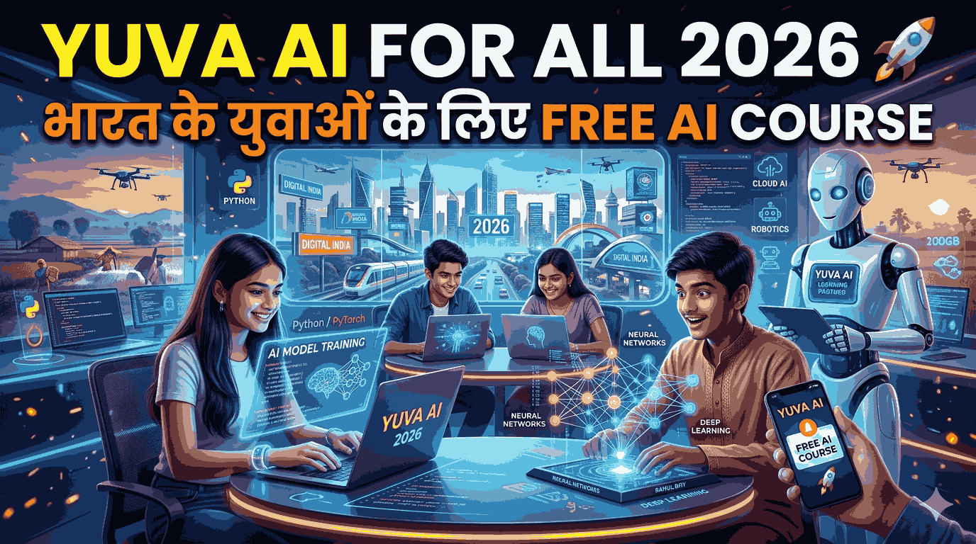 YUVA AI For All Course 2026: भारत के युवाओं के लिए Free AI Learning Revolution