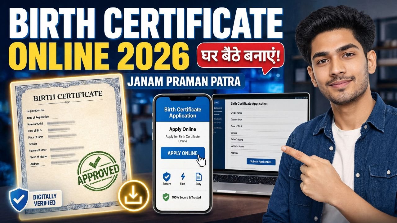 Birth Certificate Online 2026| 1 अक्टूबर से लागू, देरी से रजिस्ट्रेशन पर अब मजिस्ट्रेट की मंज़ूरी ज़रूरी, ऑनलाइन आवेदन कैसे करें