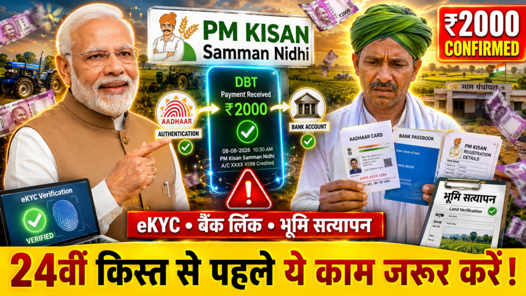 PM Kisan 24th Installment News: 24वीं किस्त से पहले सभी किसान ये काम जरूर करें