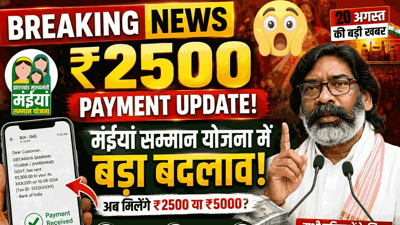 Maiya Samman Yojana: अगस्त 2026 में ₹2500 कब आएगा? नई किस्त की तारीख, भुगतान स्टेटस और जरूरी जानकारी