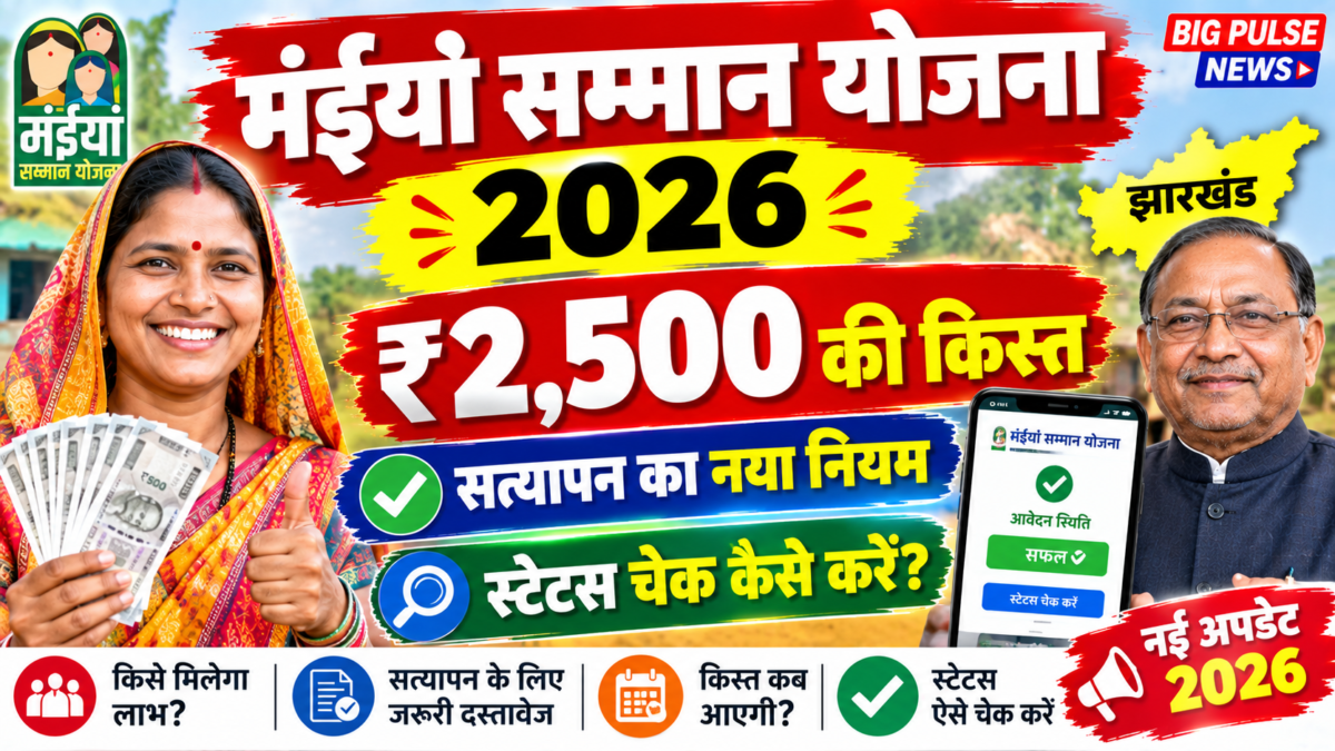 मंईयां सम्मान योजना 2026 अपडेट